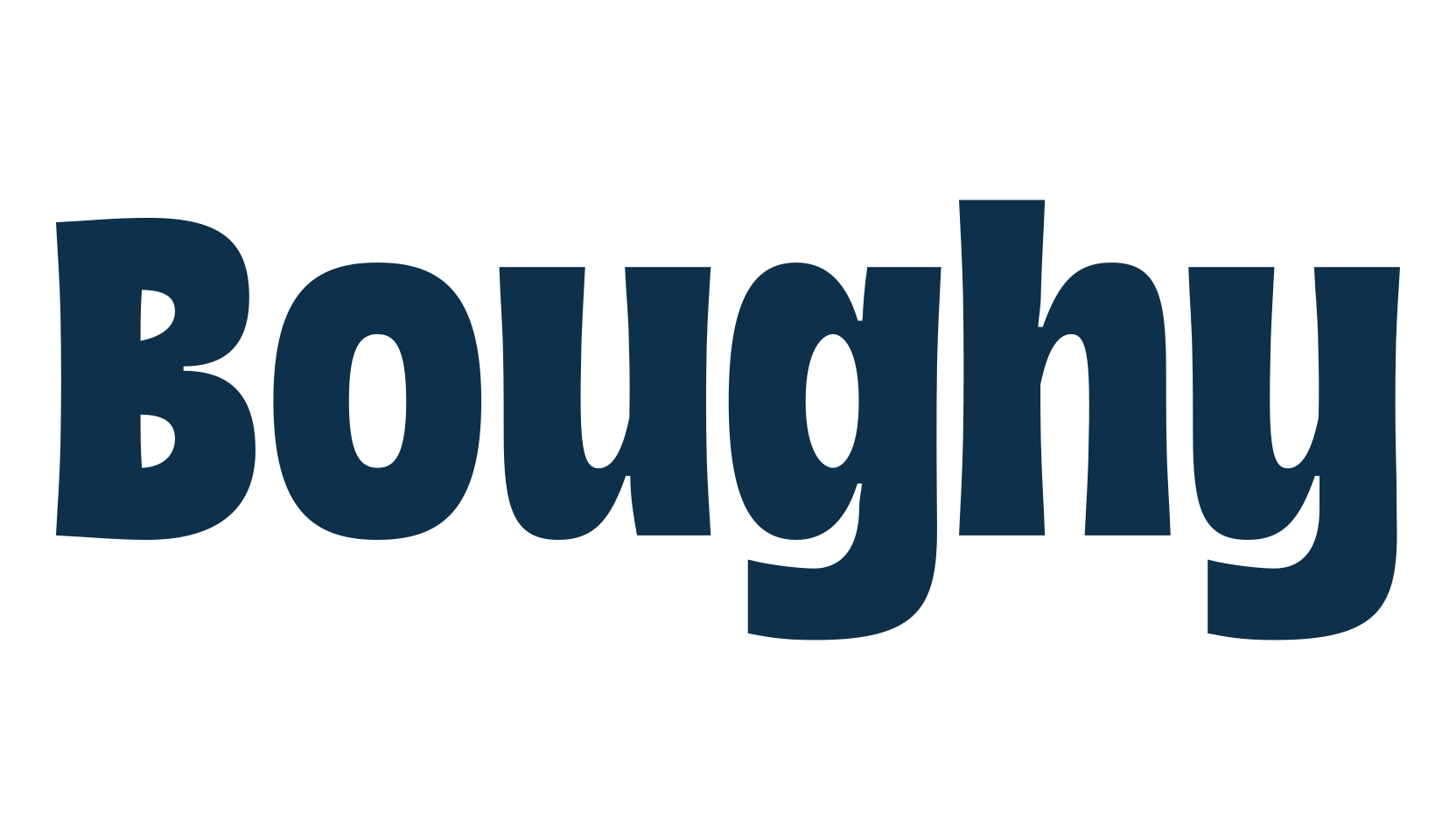 Boughy, various font preview