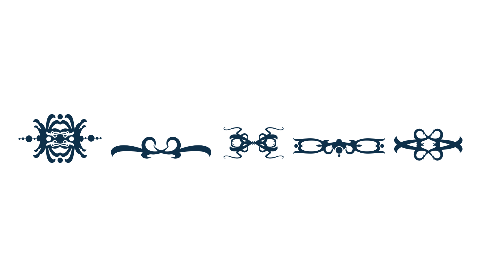 Bougy, fancy decorative font preview