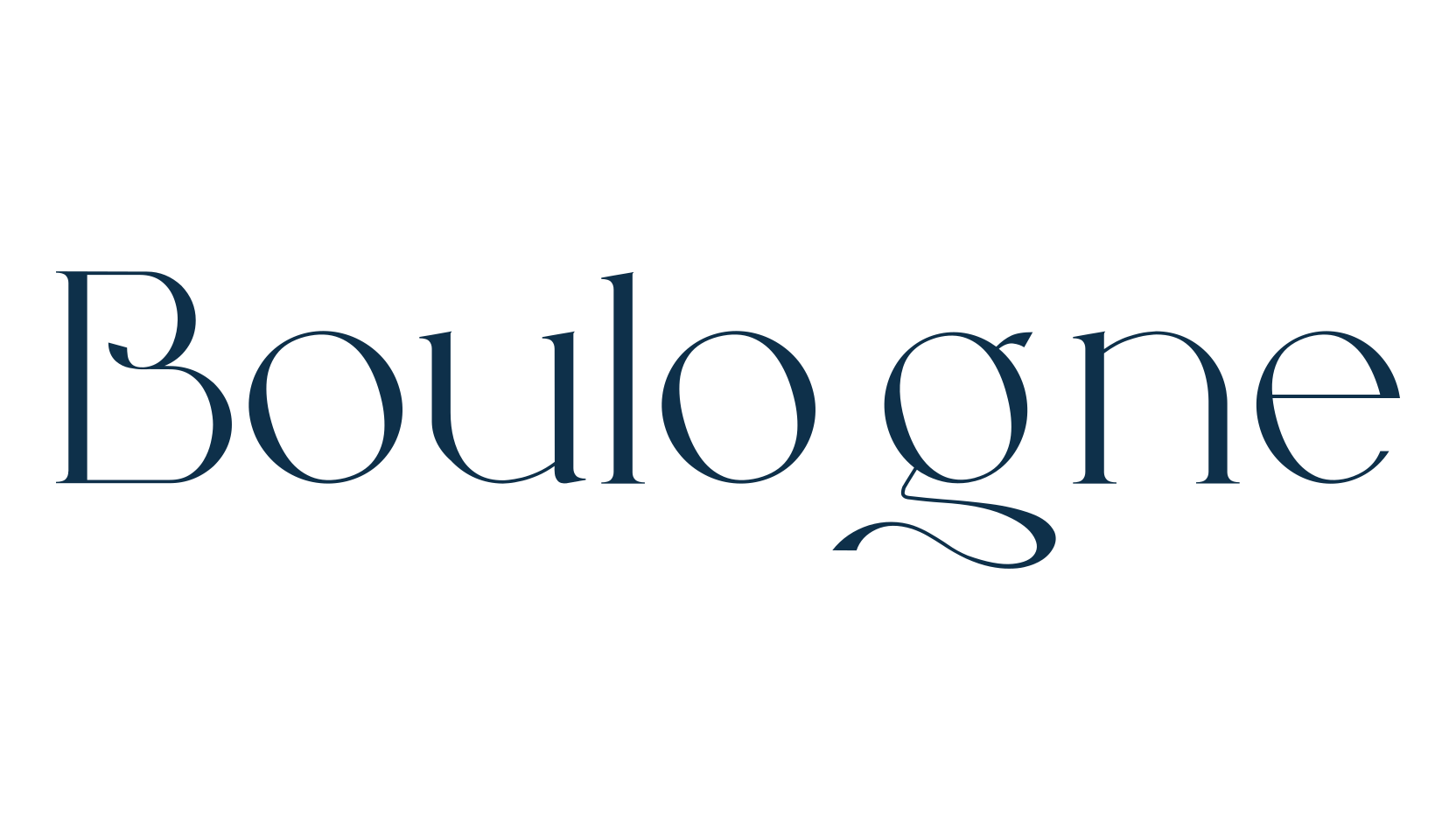 Boulogne, retro font preview
