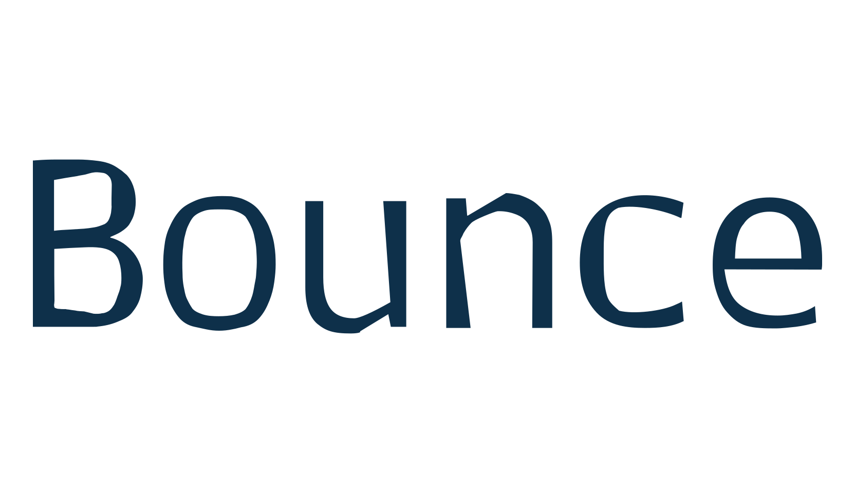 Bounce, various font preview
