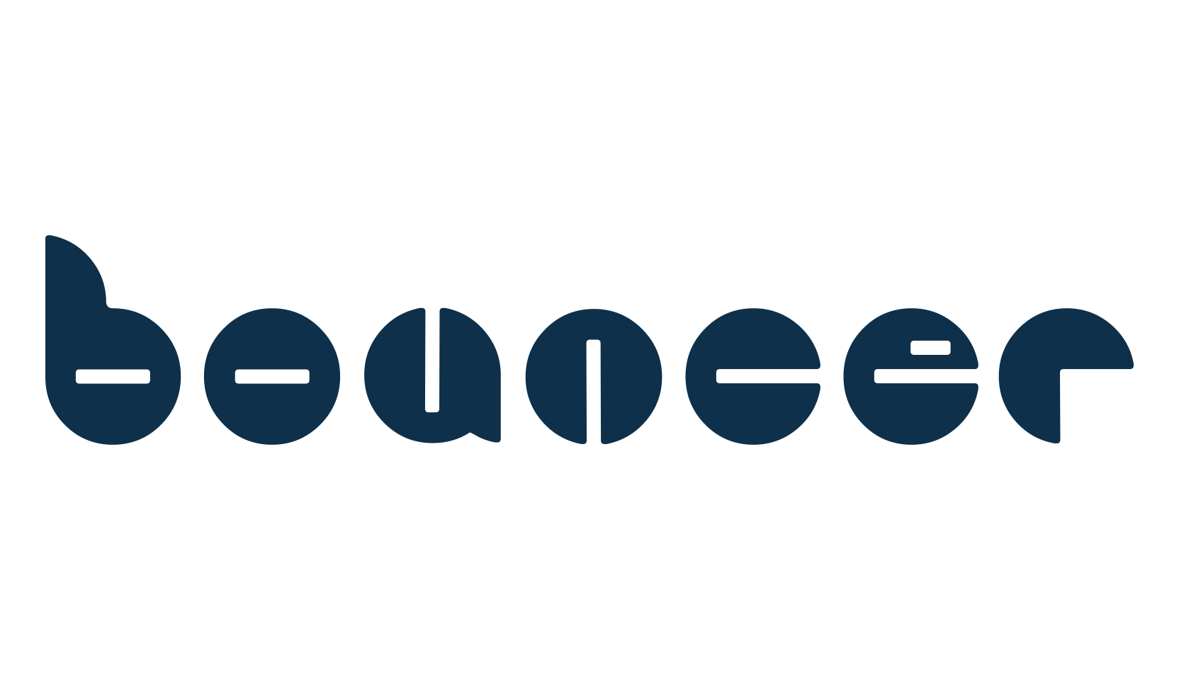 Bouncer, fancy various techno sci-fi font preview