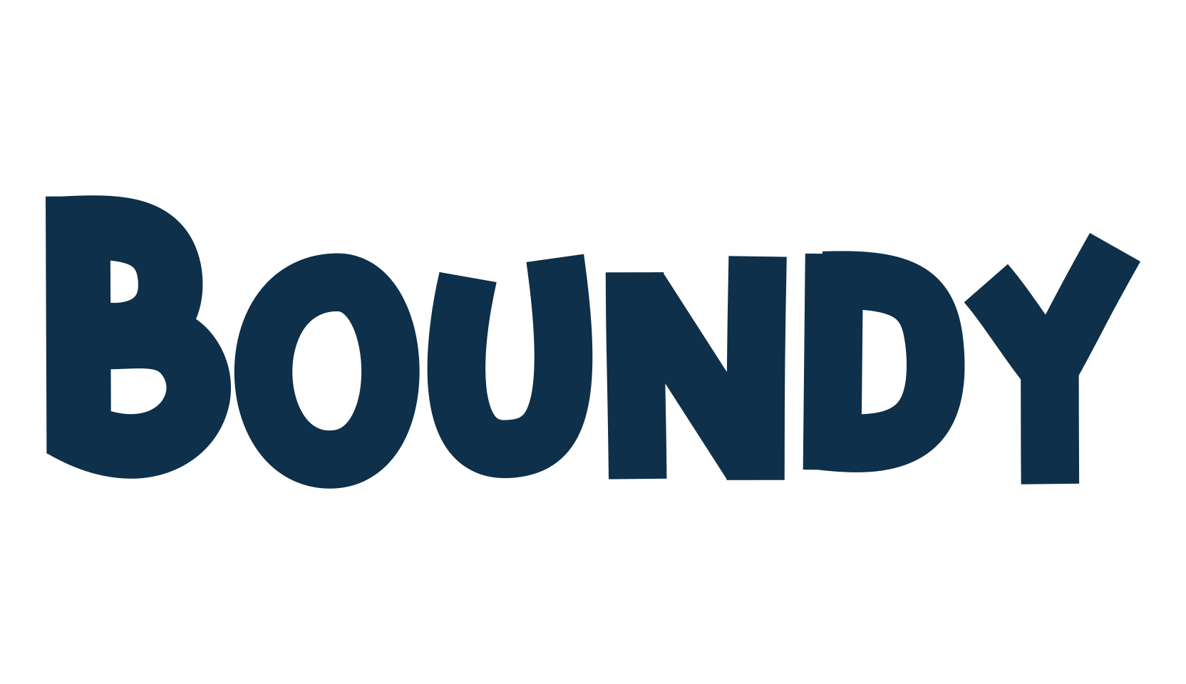 Boundy, fancy cartoon decorative font preview