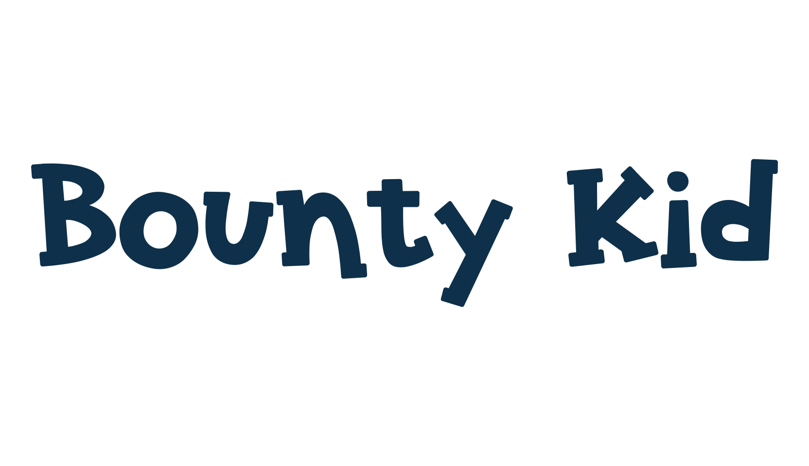 Bounty Kid, fancy cartoon decorative font preview