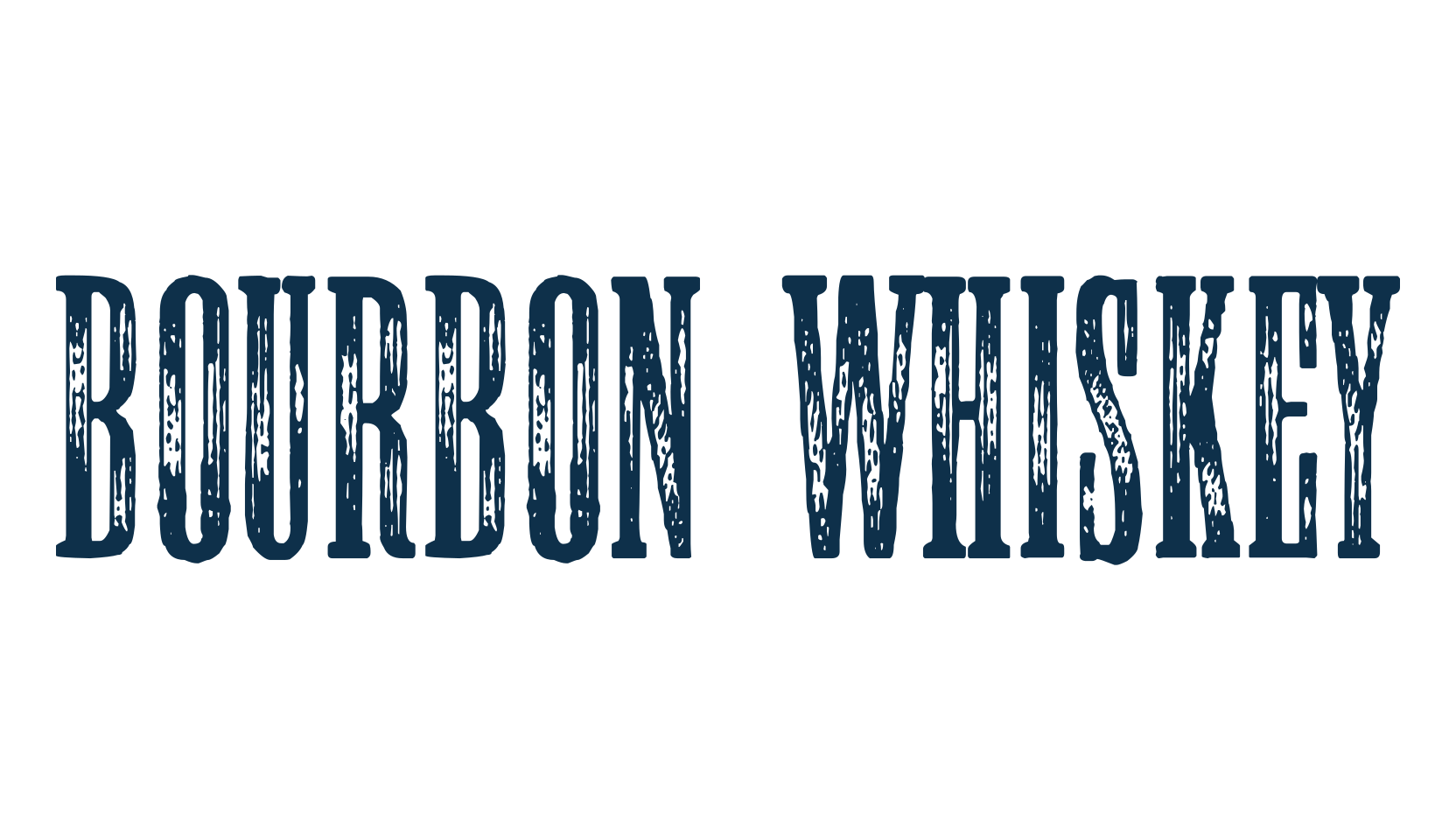 Bourbon Whiskey, retro font preview