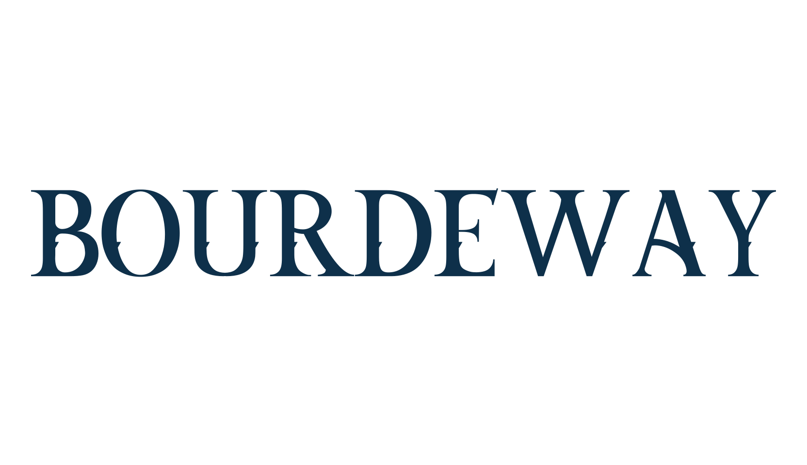 Bourdeway, retro font preview
