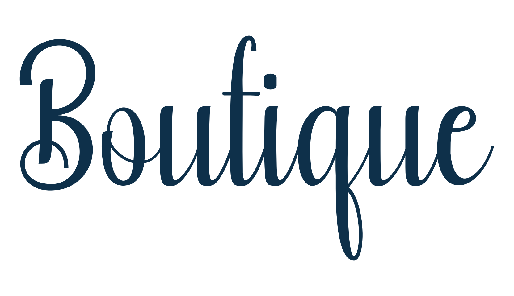 Boutique (boutique-2), various font preview