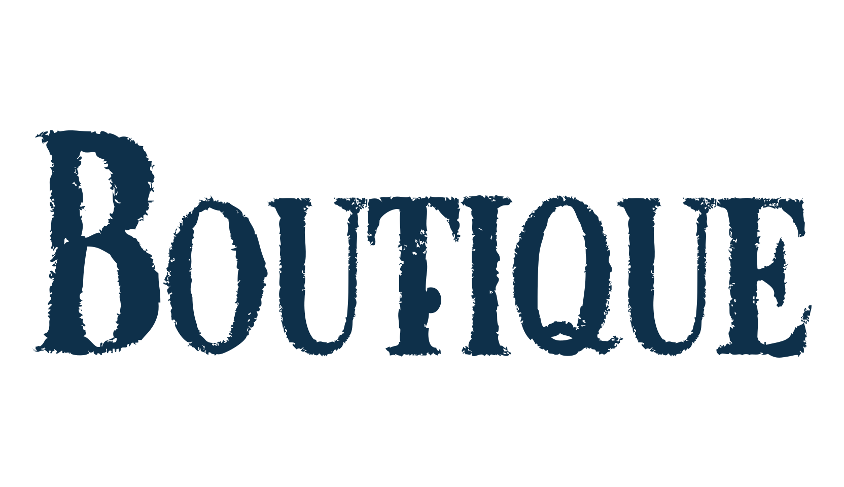 Boutique, eroded font preview