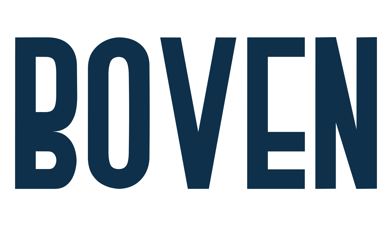 Boven, sans serif font preview