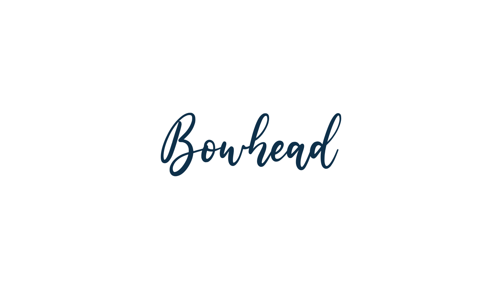 Bowhead, calligraphy font preview