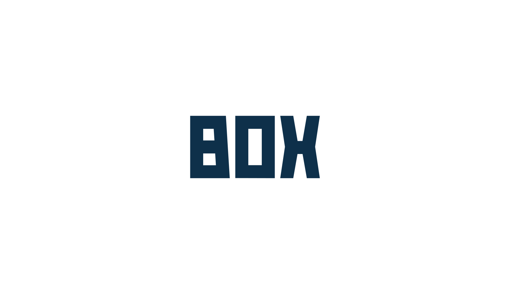 Box, sci-fi font preview