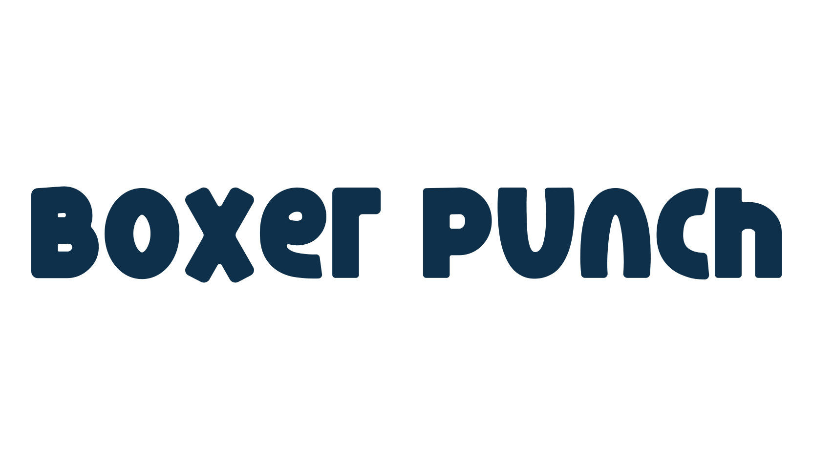 Boxer Punch, cartoon font preview