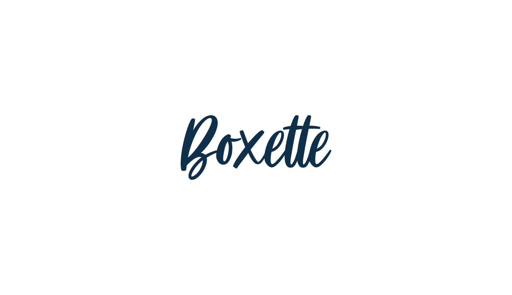 Boxette, script handwritten fancy decorative calligraphy font preview