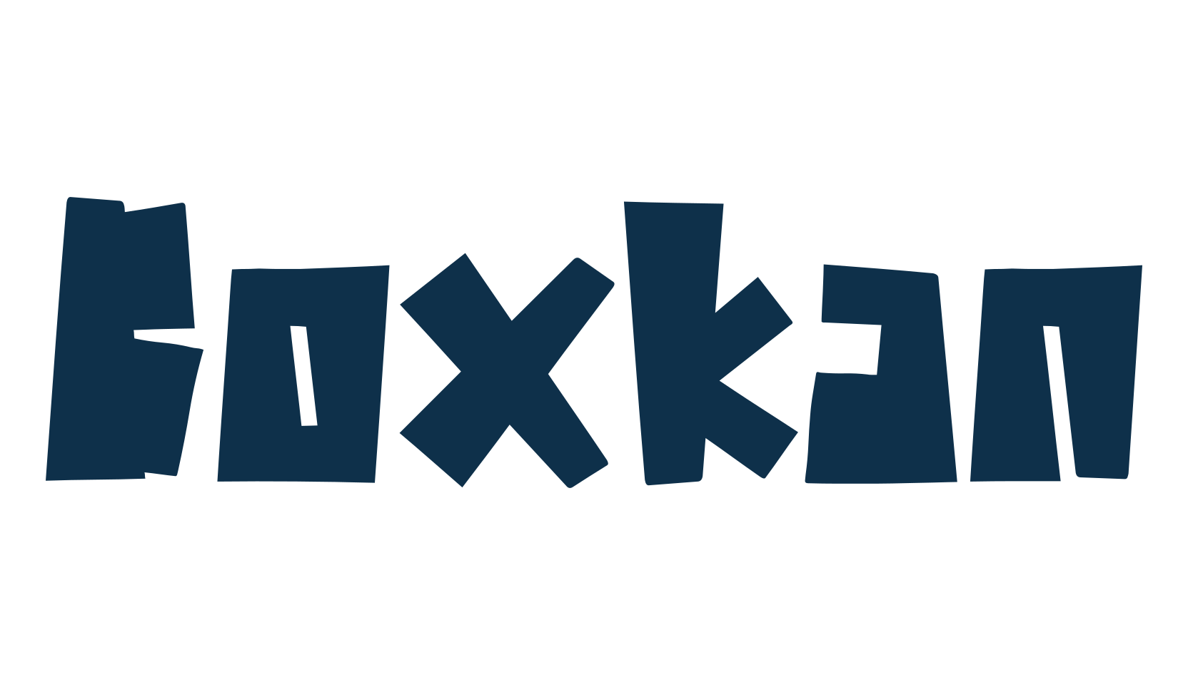 Boxkan, fancy cartoon decorative font preview