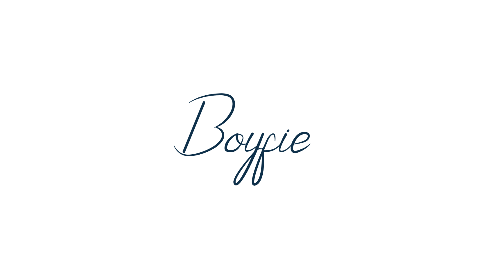 Boyfie, script handwritten fancy decorative calligraphy font preview