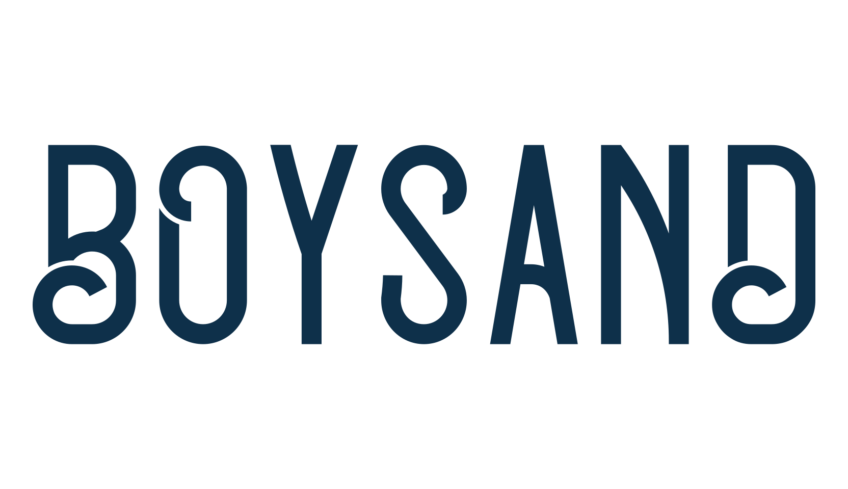 Boysand, retro font preview