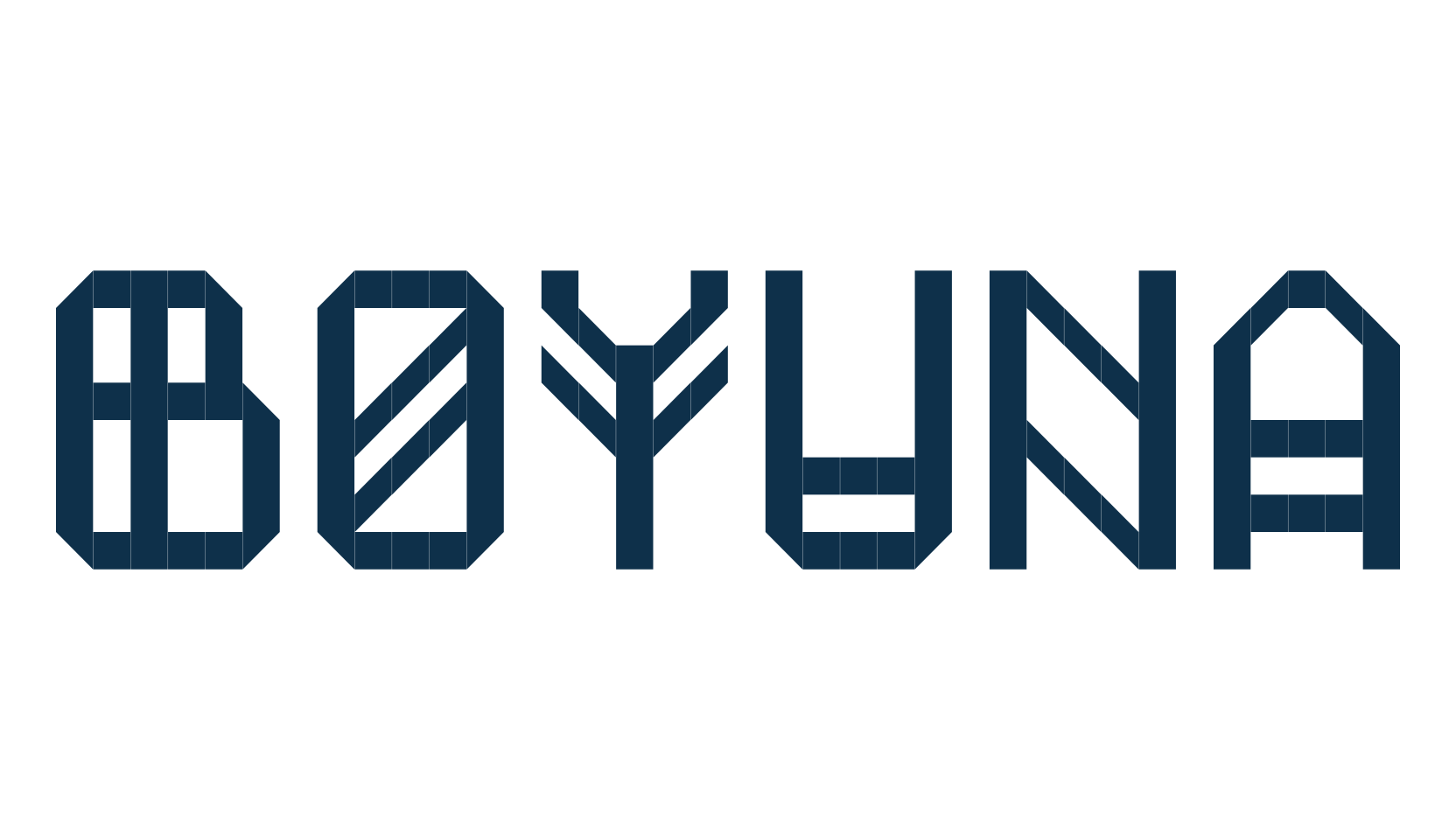 Boyuna, fancy various techno sci-fi font preview