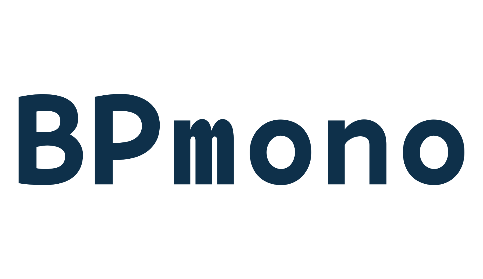 BPmono, fixed width font preview