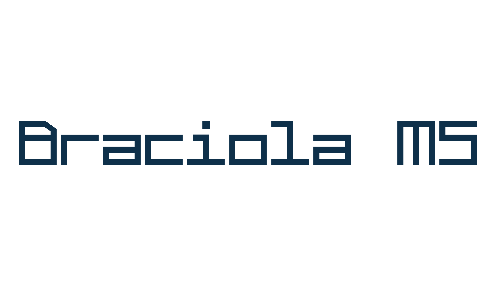 Braciola MS, square font preview