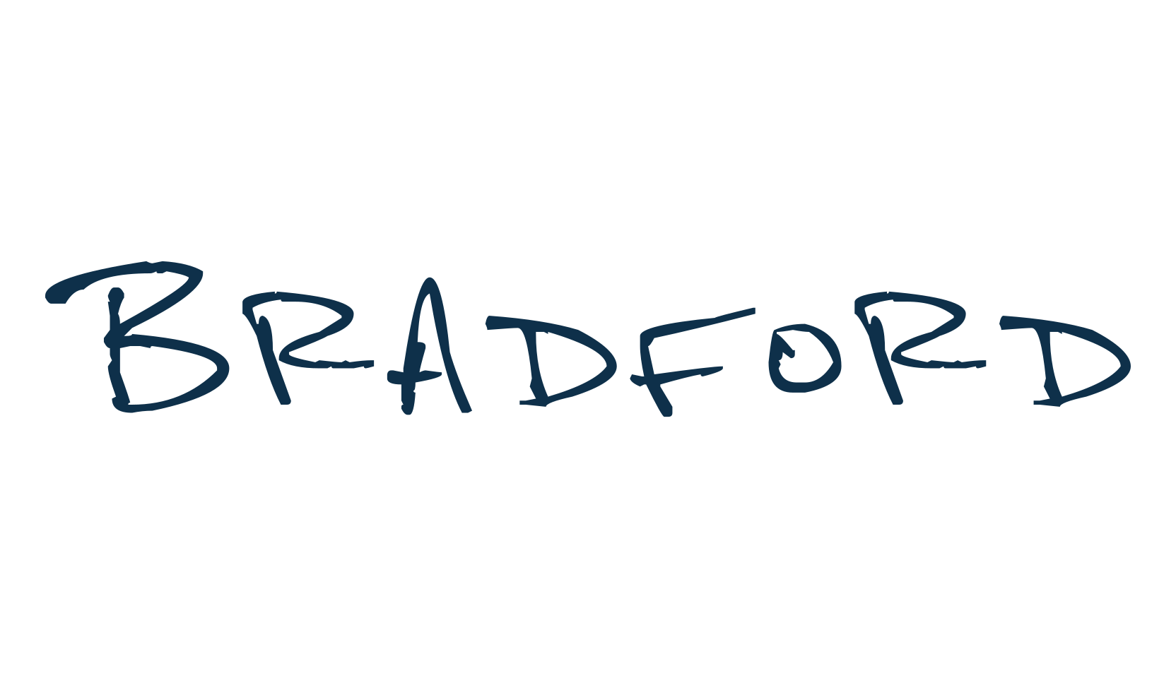 Bradford, script handwritten fancy decorative calligraphy font preview