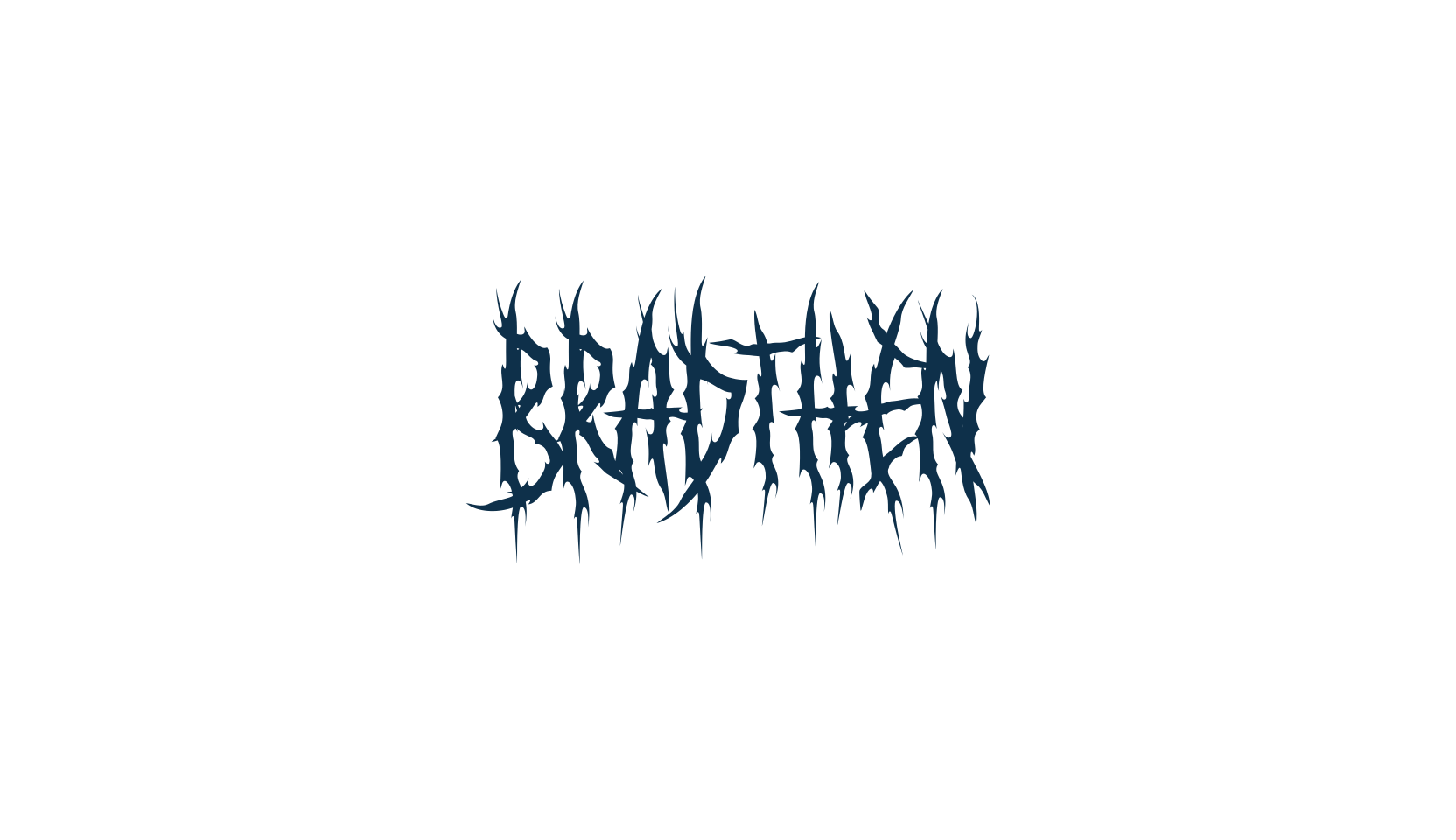 Bradthen, modern font preview