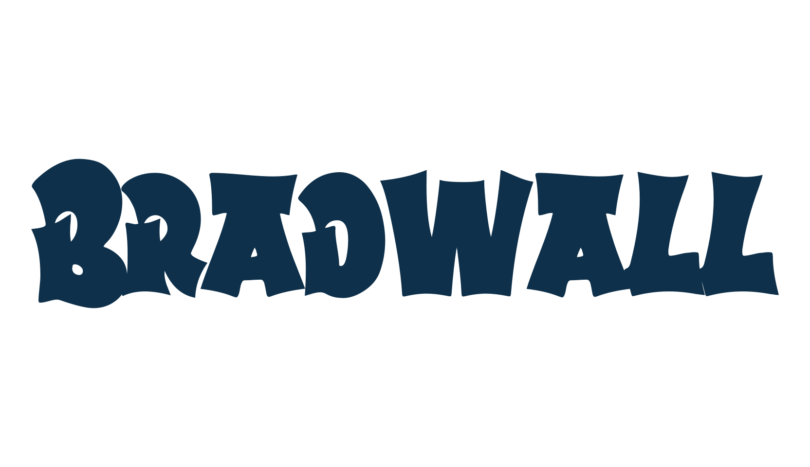 Bradwall, script graffiti fancy decorative calligraphy font preview