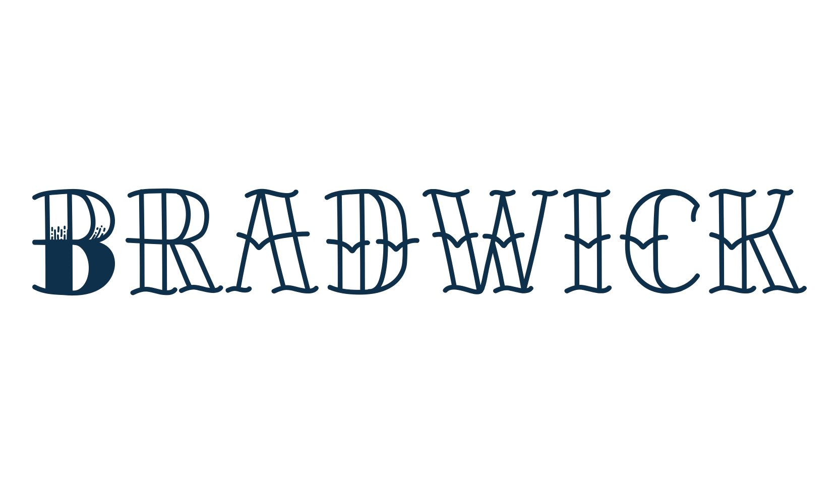 Bradwick, fancy retro decorative font preview