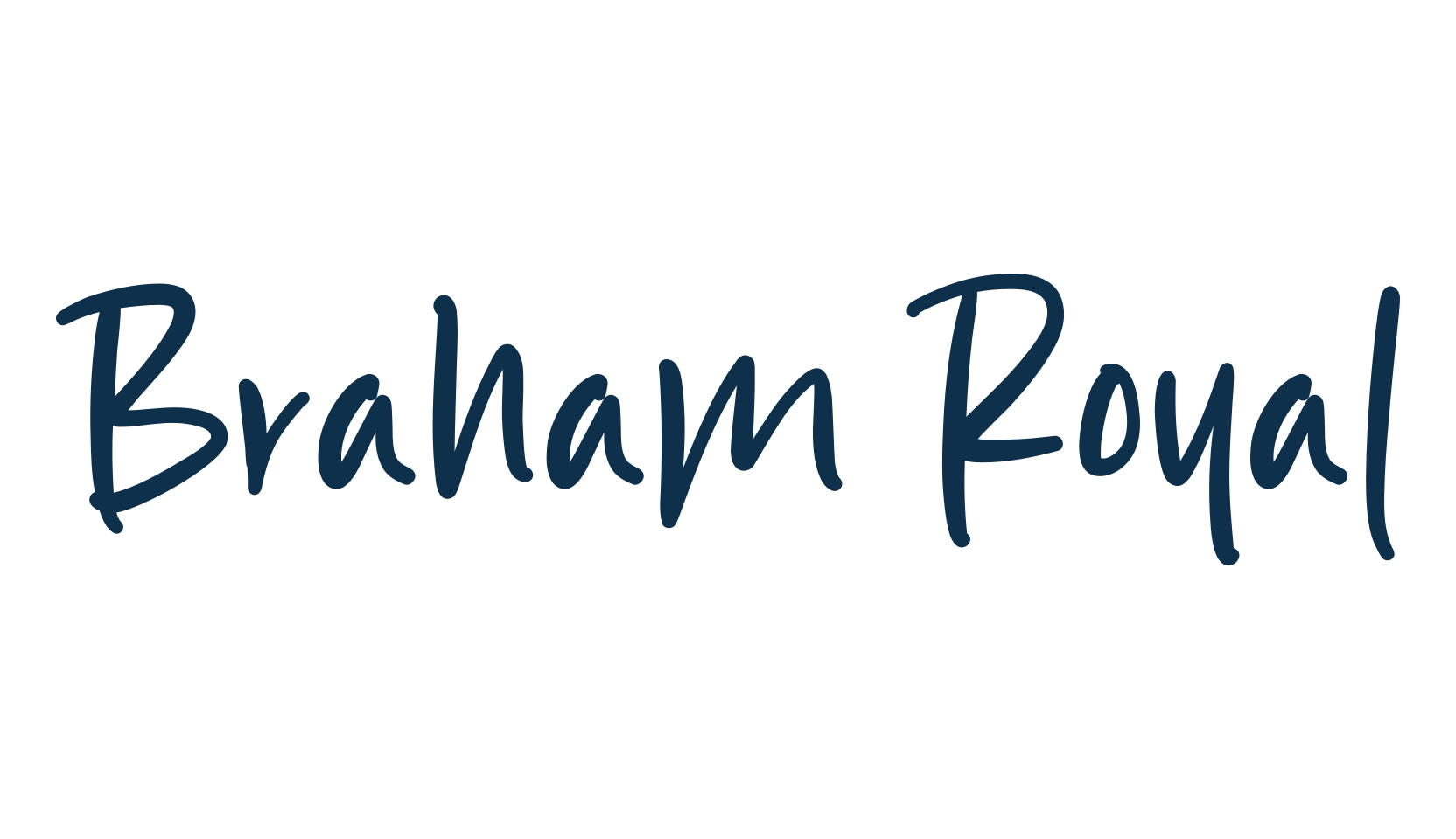 Braham Royal, handwriting font preview