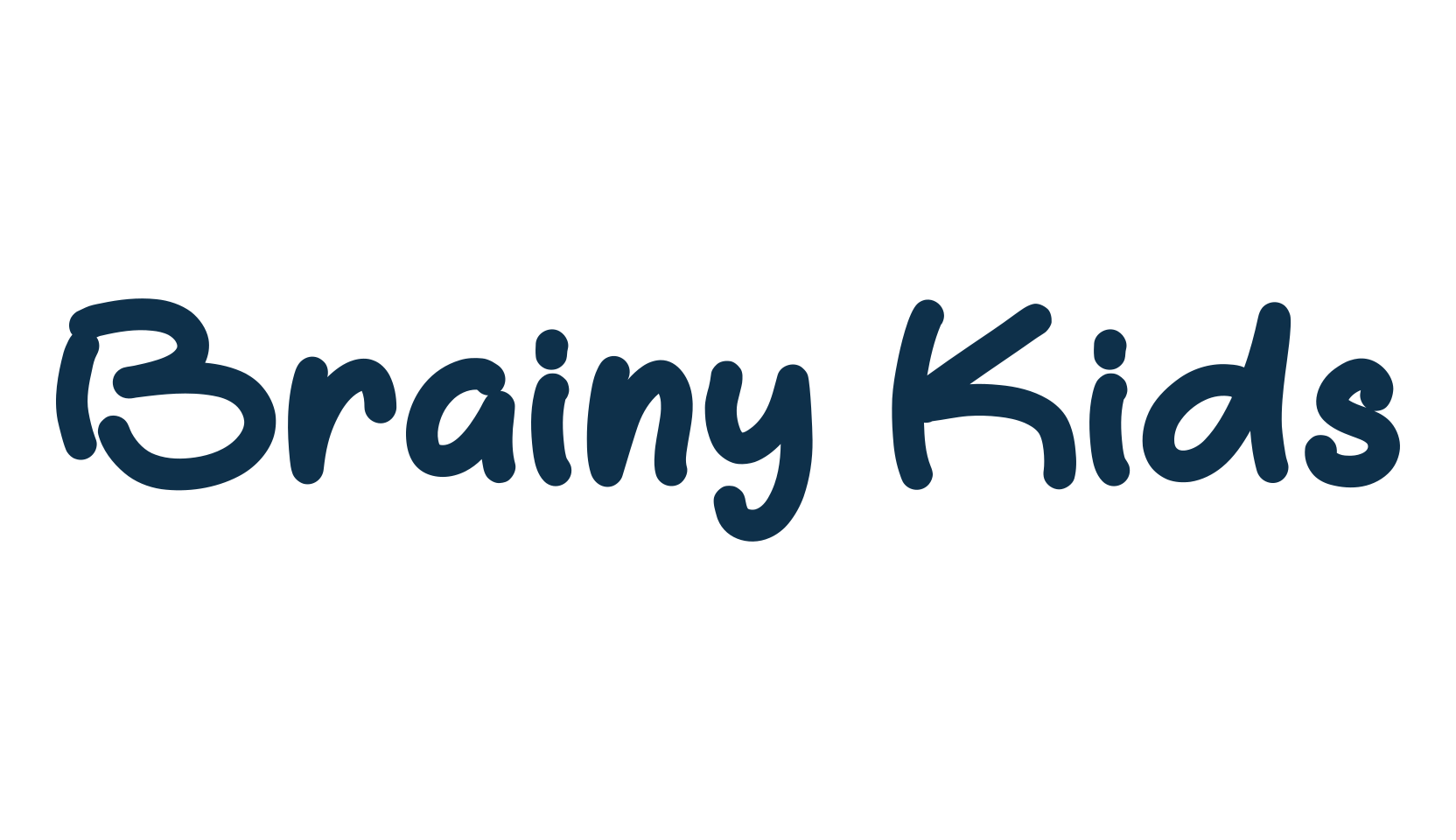 Brainy Kids, handwriting font preview