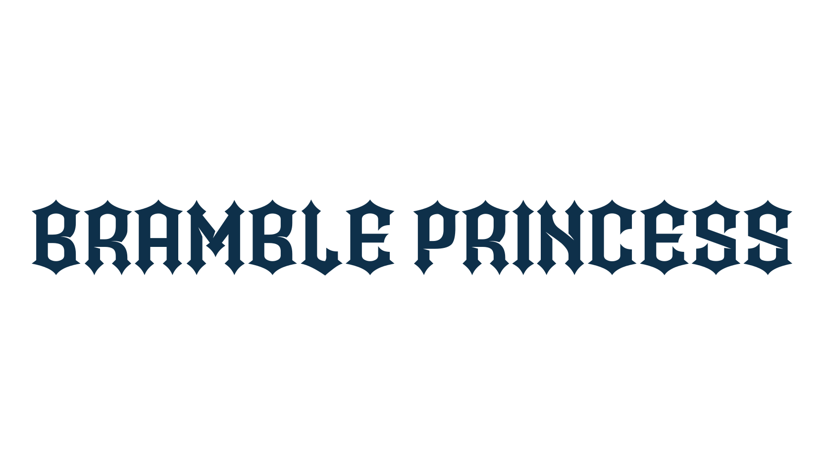 Bramble Princess, modern font preview