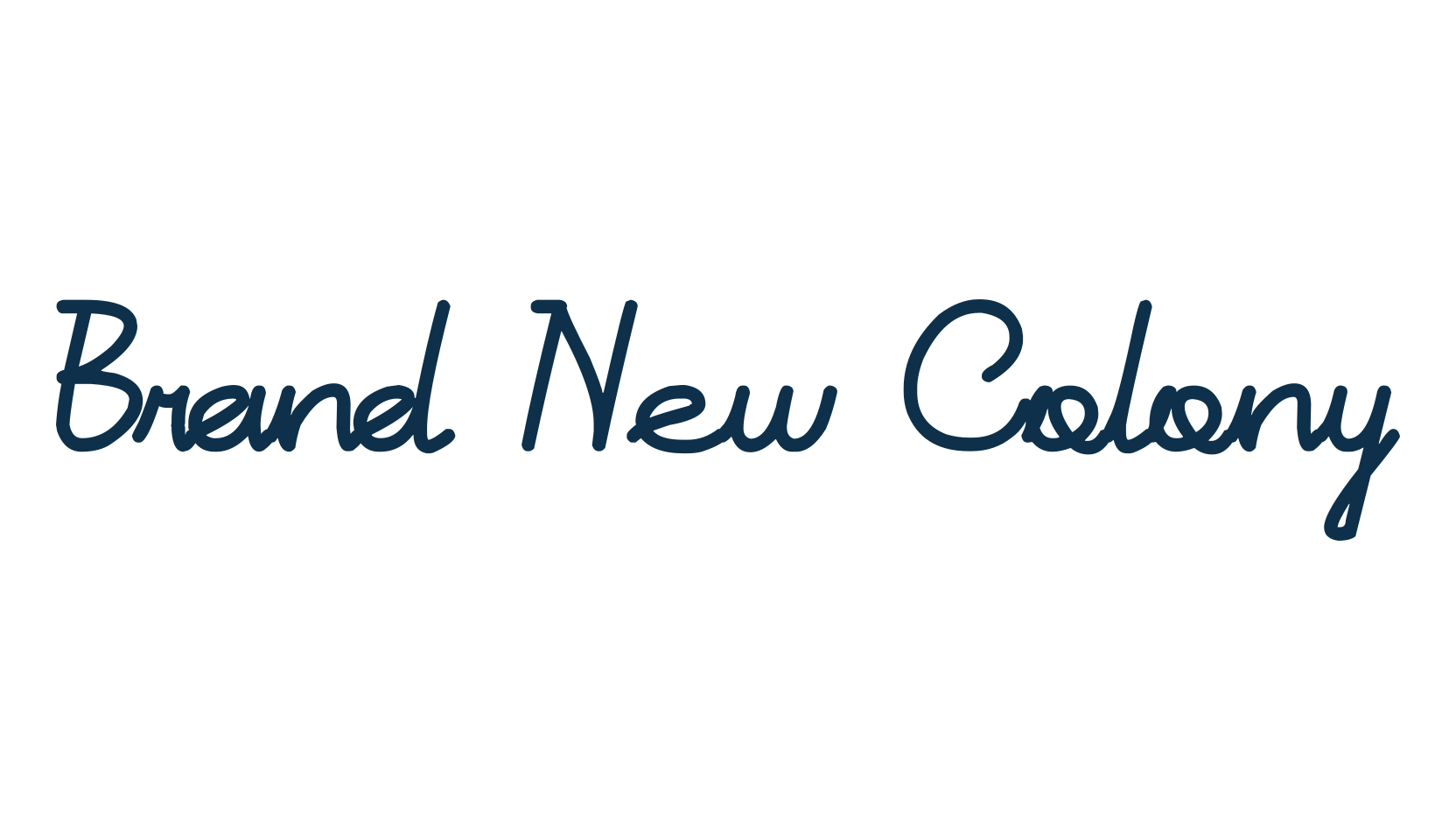 Brand New Colony, fancy decorative font preview