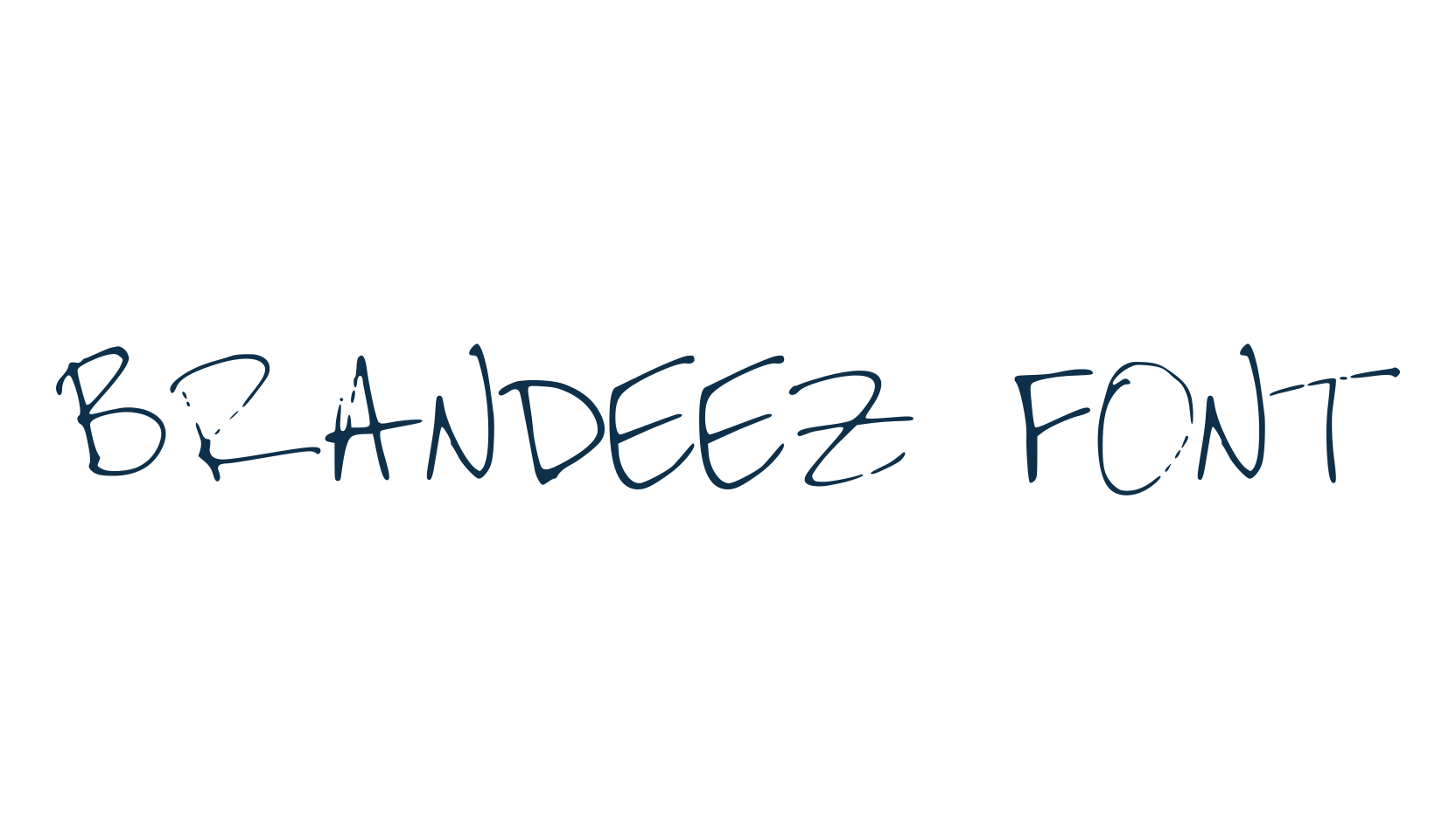 Brandeez Font, script handwritten fancy decorative calligraphy font preview