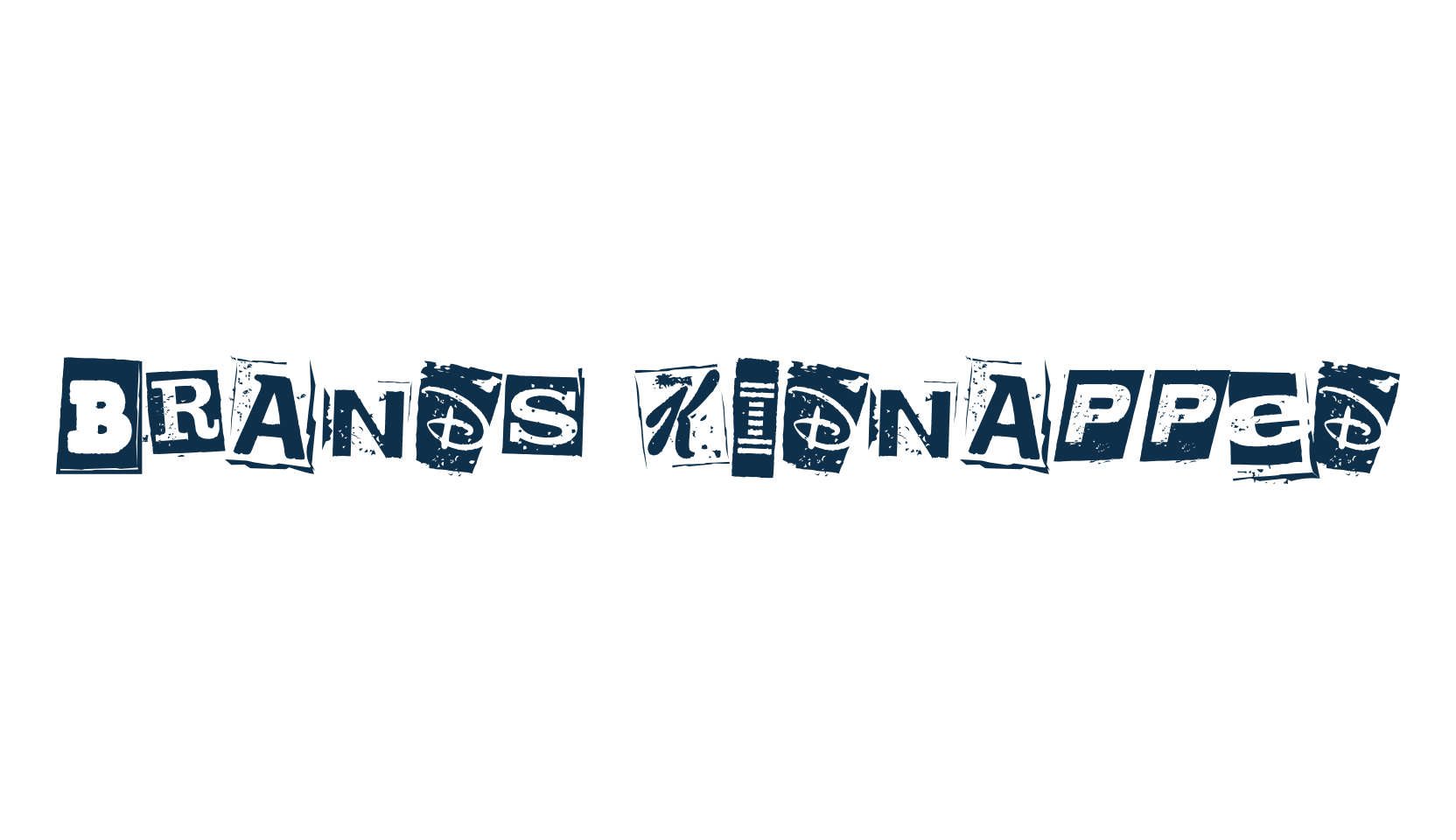 Brands Kidnapped, fancy decorative font preview