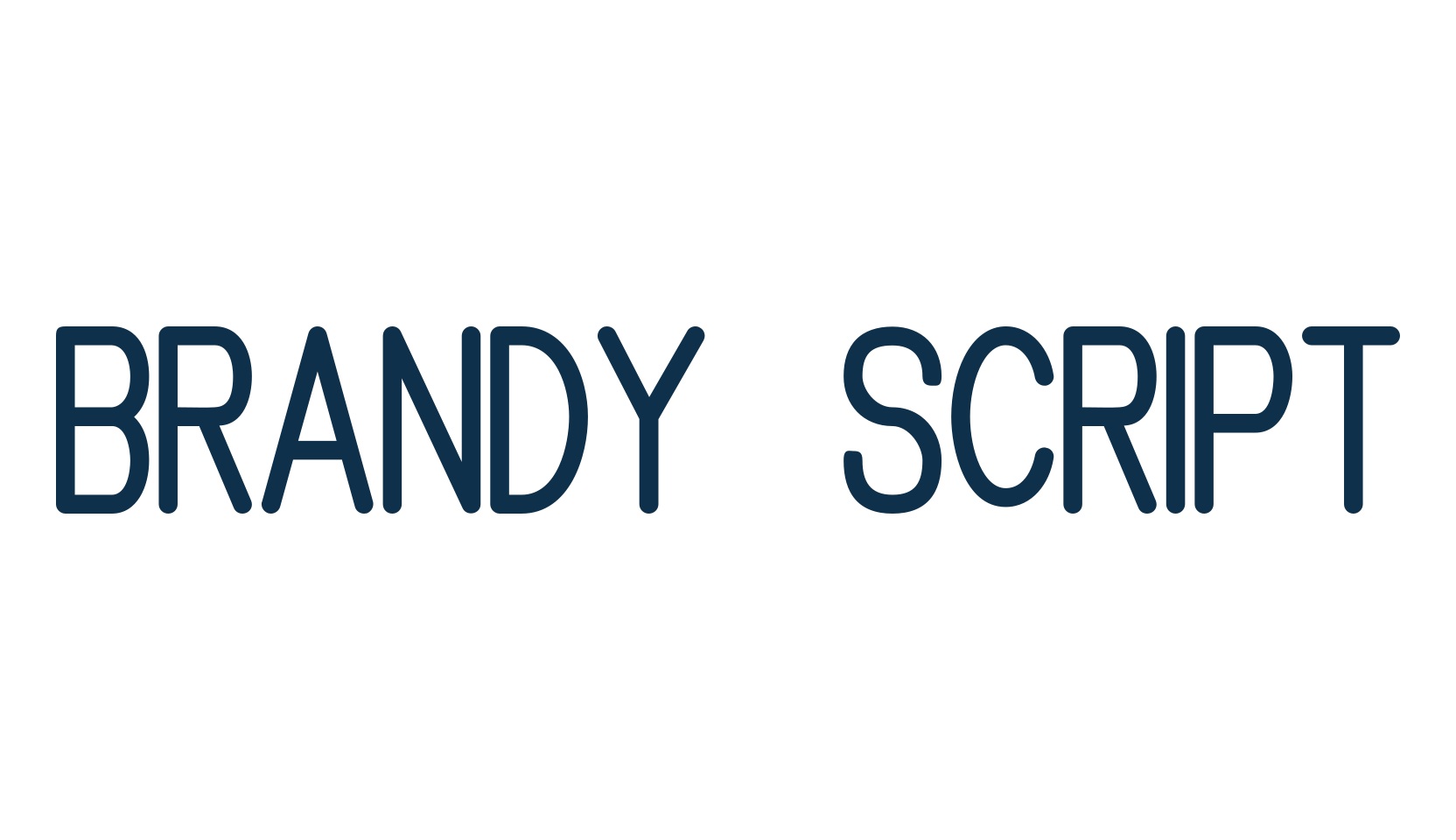 Brandy Script, fancy various decorative script calligraphy font preview