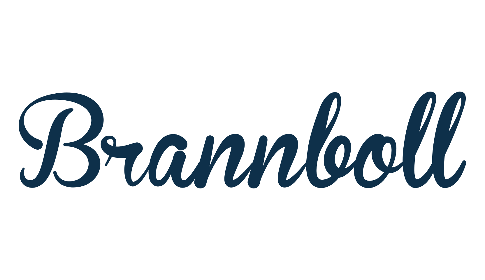 Brannboll, old school font preview