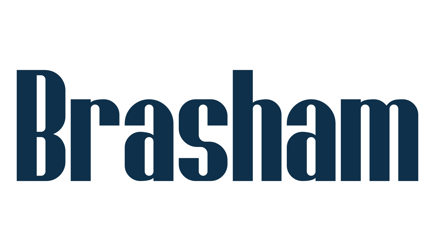 Brasham, retro font preview
