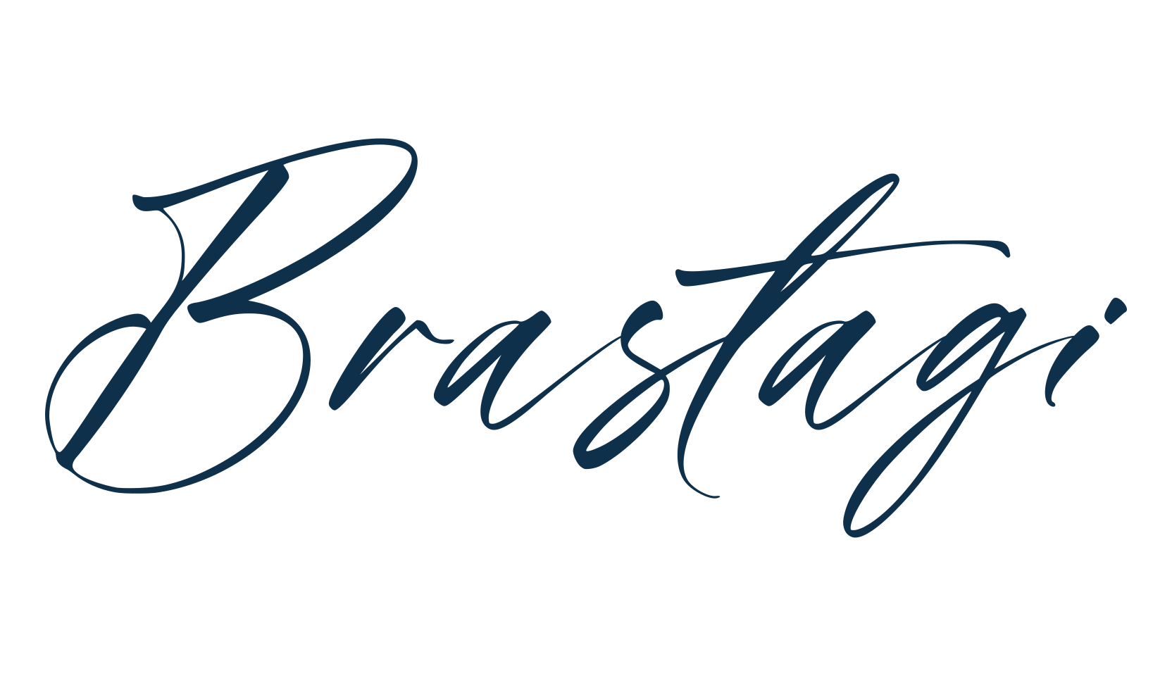 Brastagi, script handwritten fancy decorative calligraphy font preview