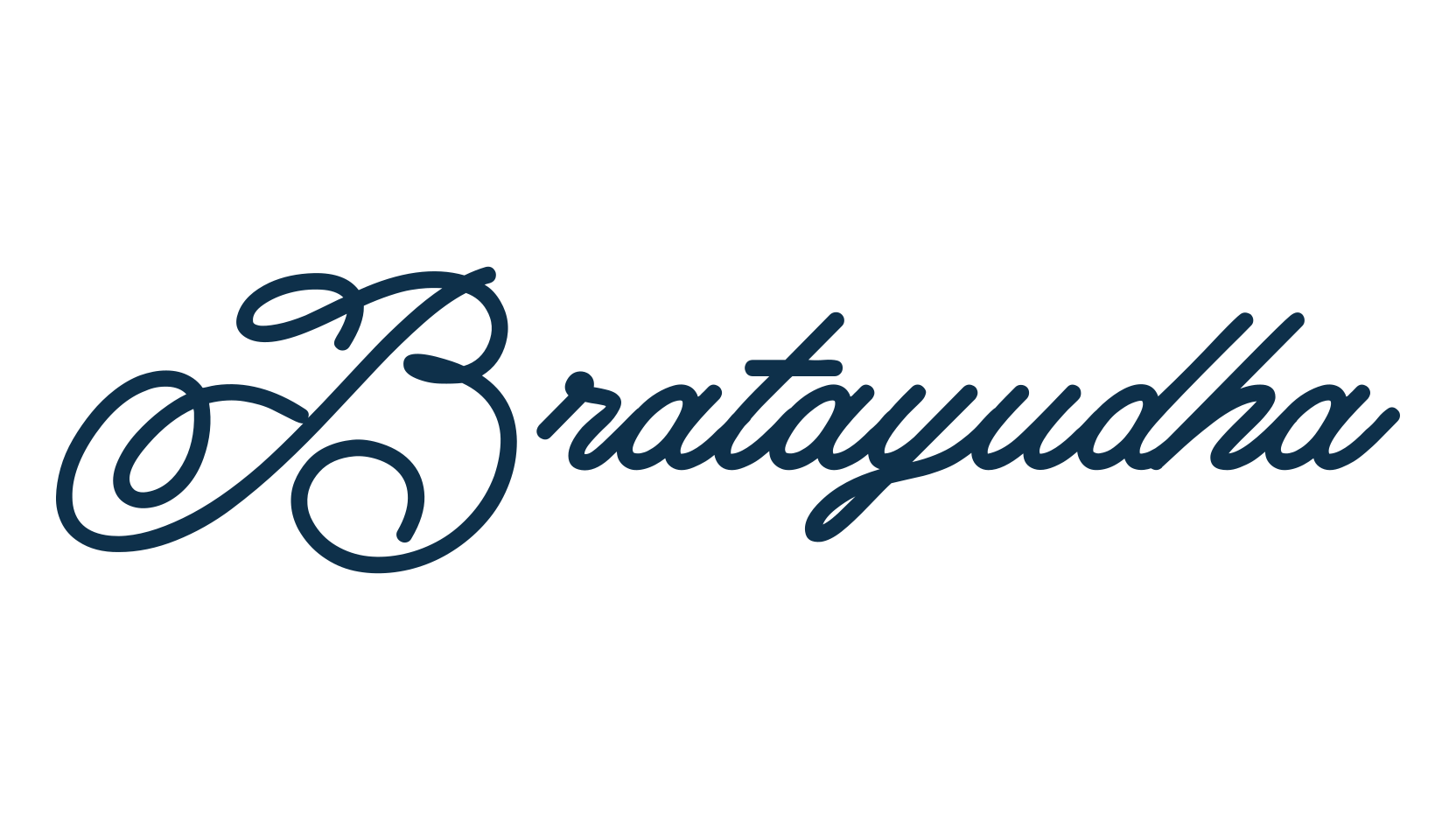 Bratayudha, fancy various decorative script calligraphy font preview