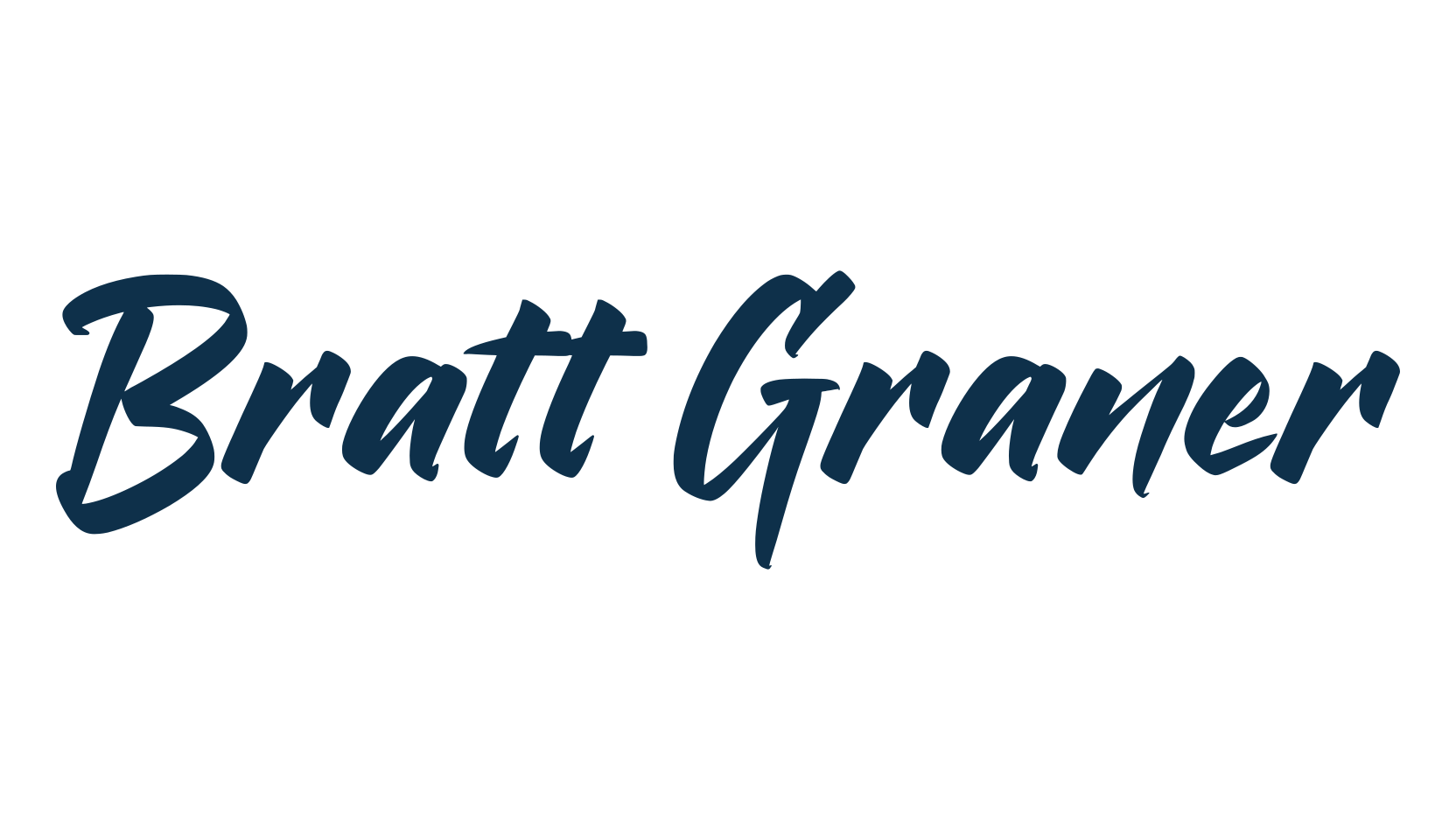 Bratt Graner, script brush fancy decorative calligraphy font preview