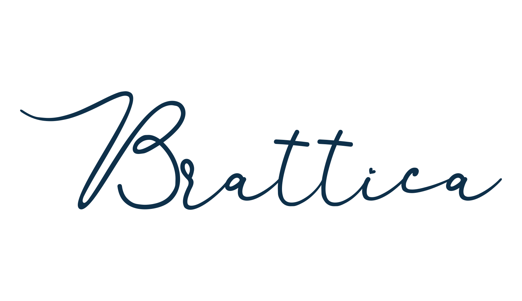 Brattica, script handwritten fancy decorative calligraphy font preview
