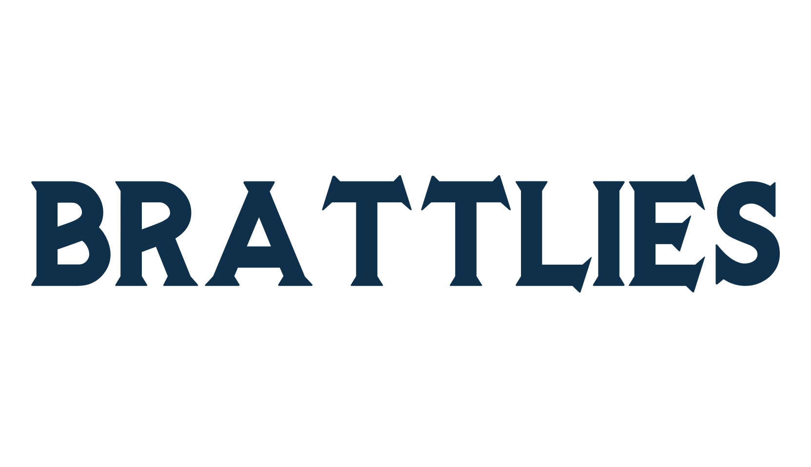 Brattlies, retro font preview