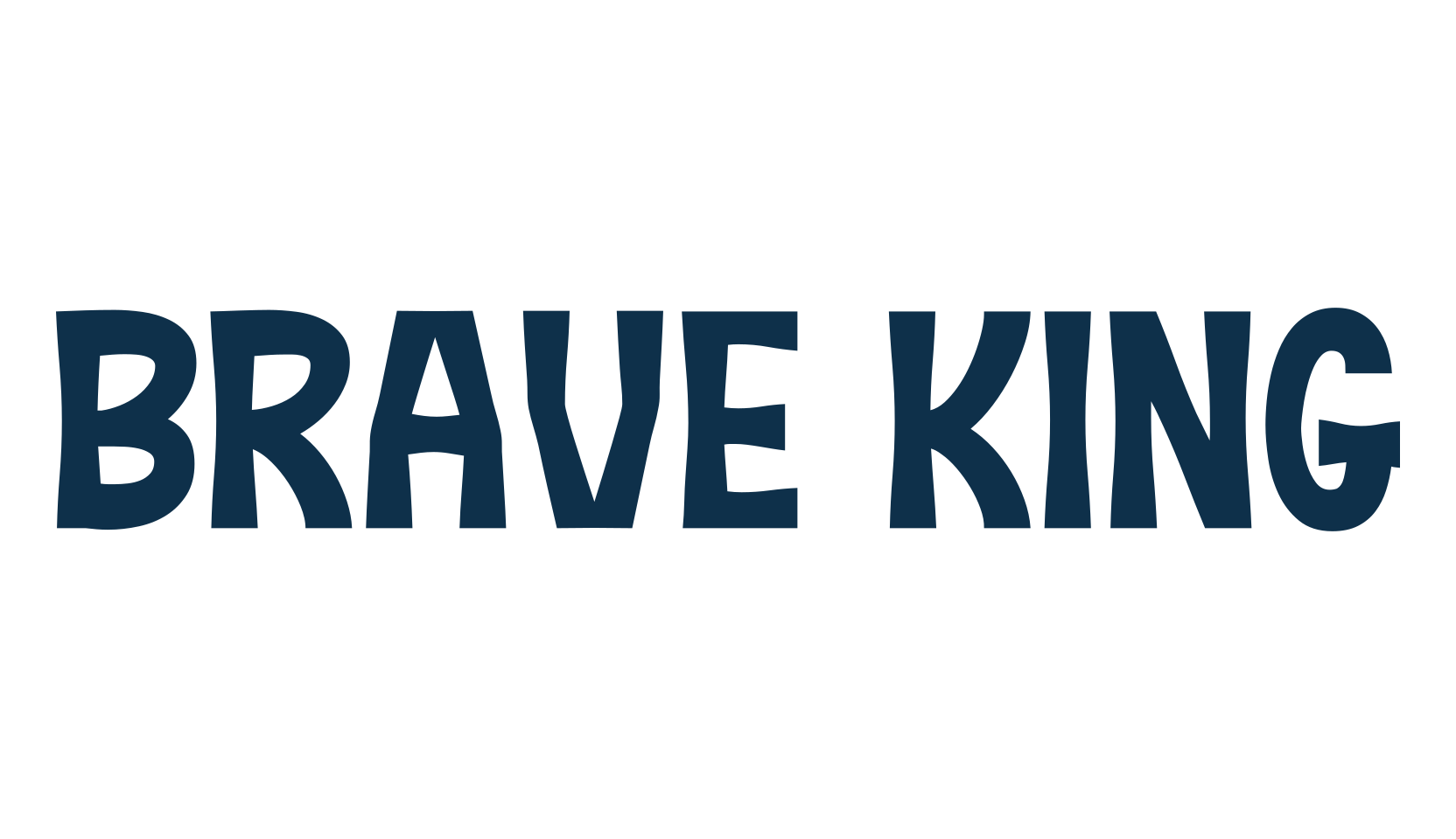 Brave King, various font preview