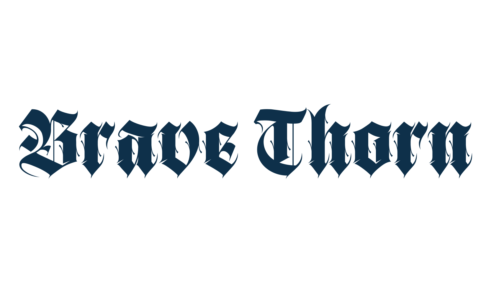 Brave Thorn, gothic medieval font preview