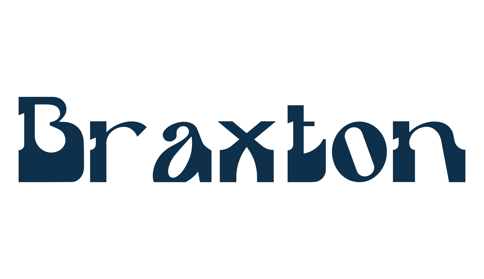 Braxton, fancy groovy decorative font preview