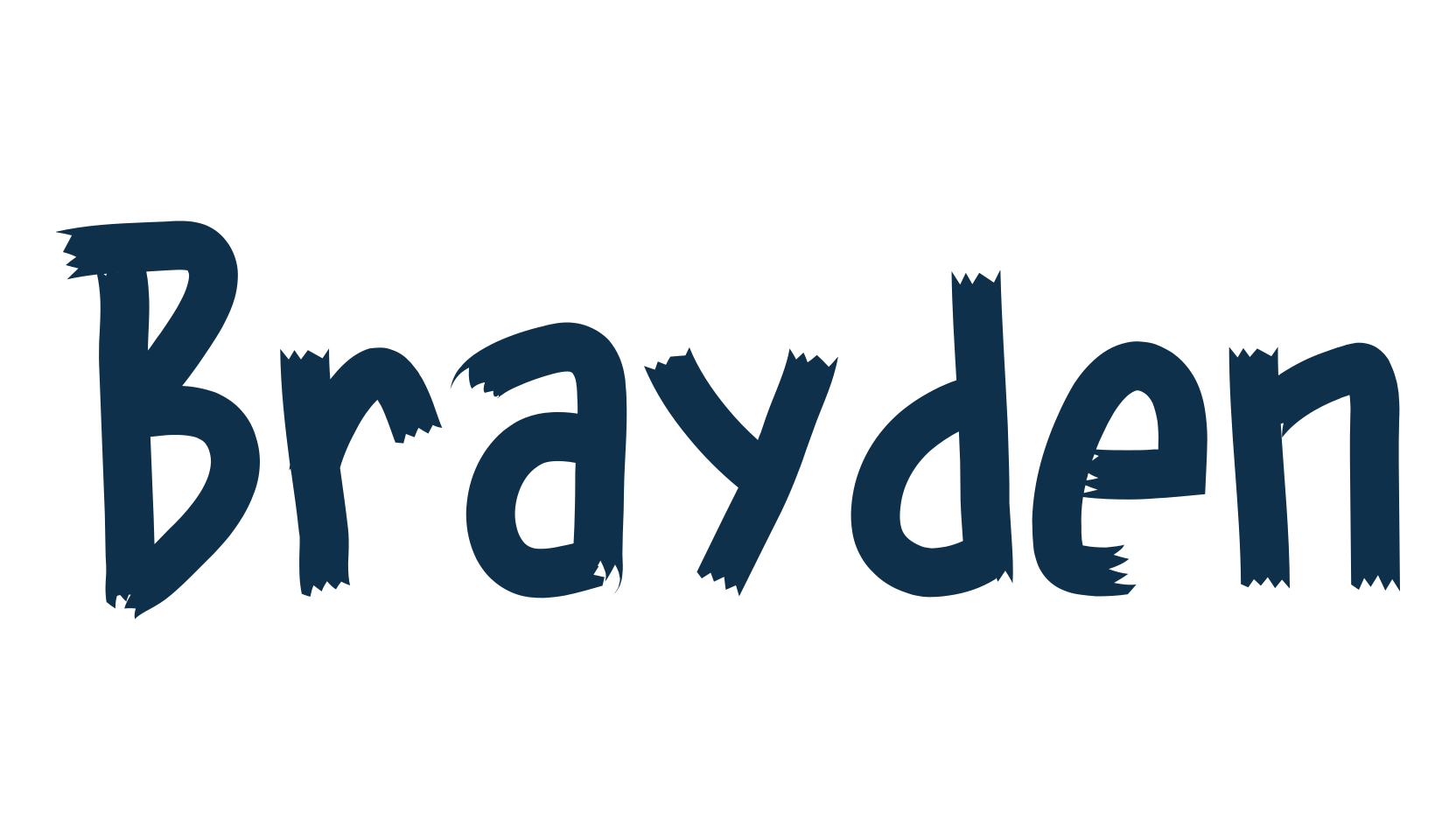 Brayden, fancy various decorative font preview