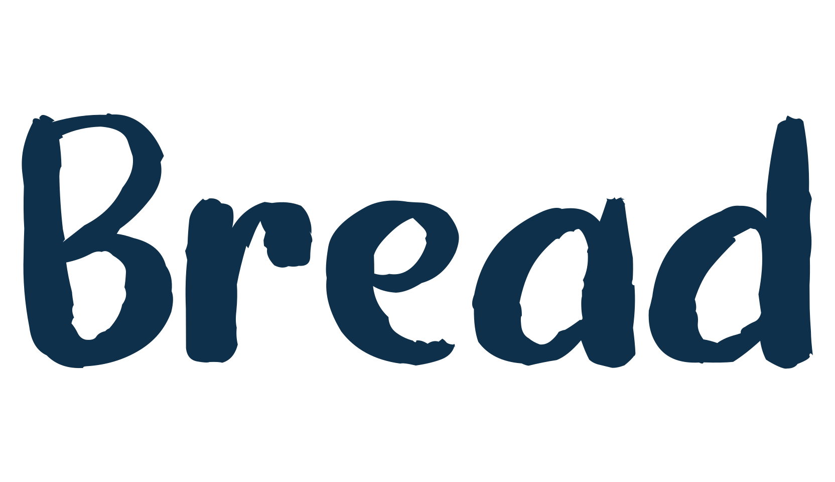 Bread (bread-2), handwriting font preview