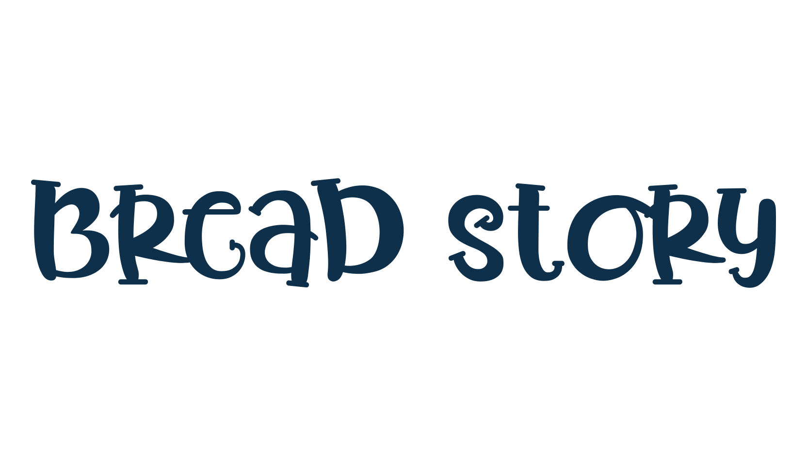 Bread Story, cartoon font preview
