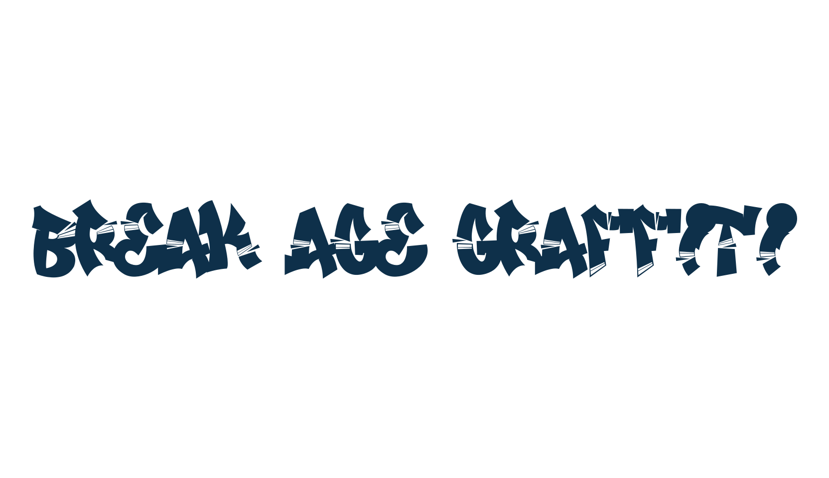 Break Age Graffiti, script graffiti fancy decorative calligraphy font preview
