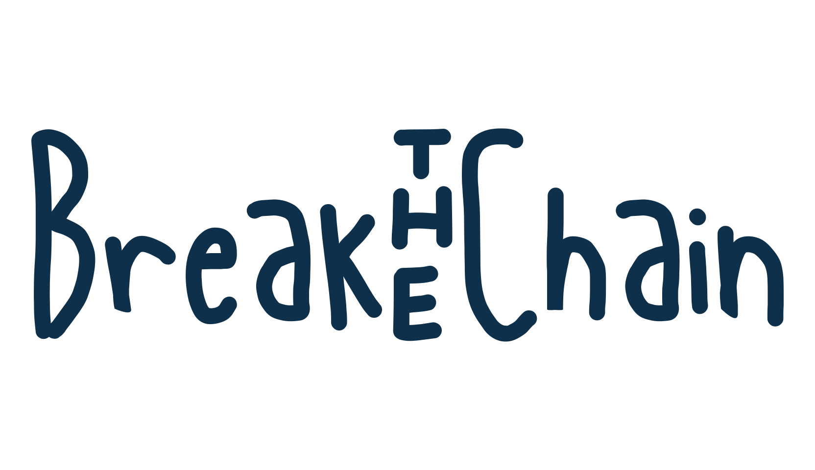 Break-Chain, script handwritten fancy decorative calligraphy font preview