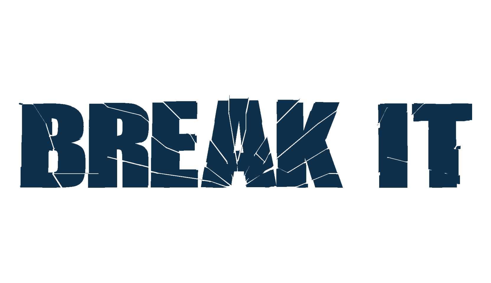Break It, destroy font preview