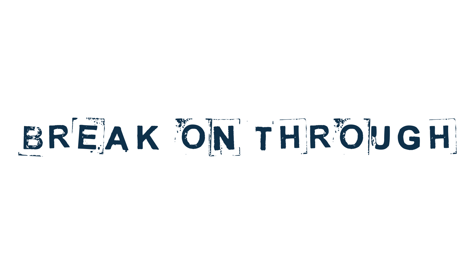 Break on through, fancy destroy decorative font preview